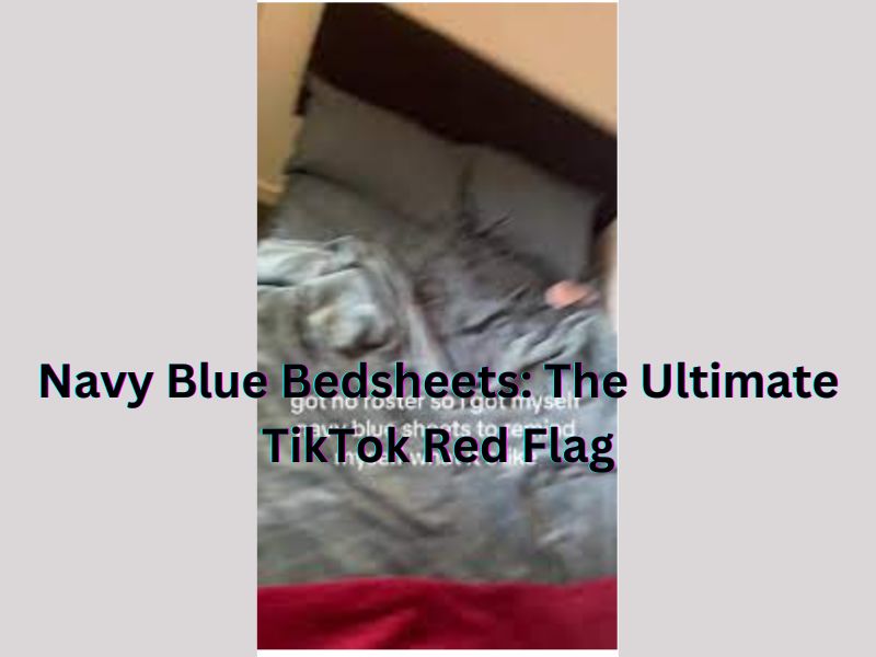 Read more about the article Navy Blue Bedsheets: The Ultimate TikTok Red Flag